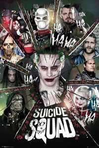 Lote 3 Posters novos Suicide Squad