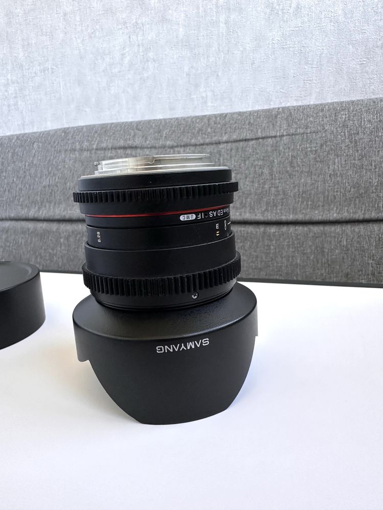 Samyang 14mm T3.1 ED AS IF UMC VDSLR Canon EF MK II