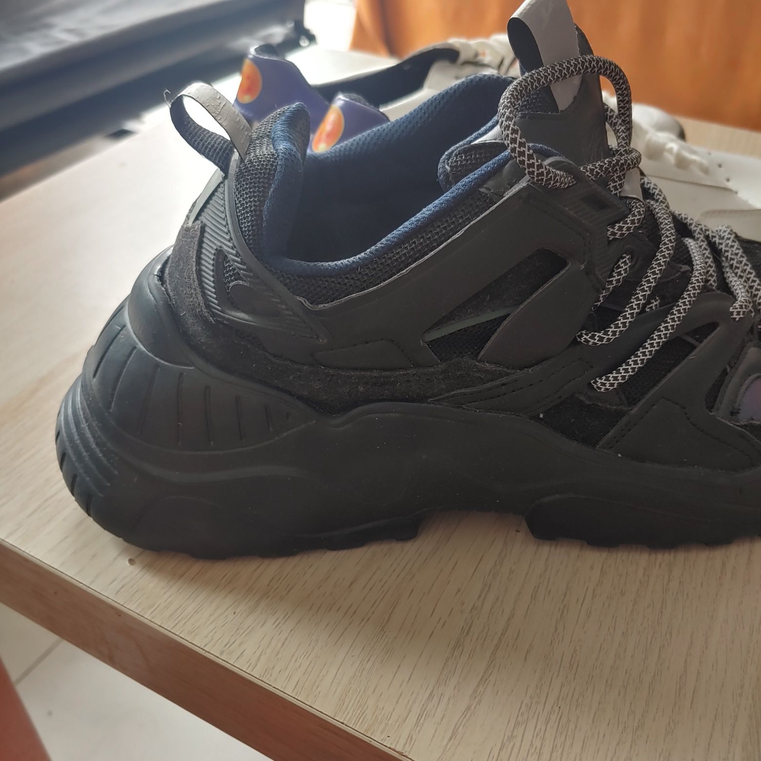 46 zapato preto para homen
