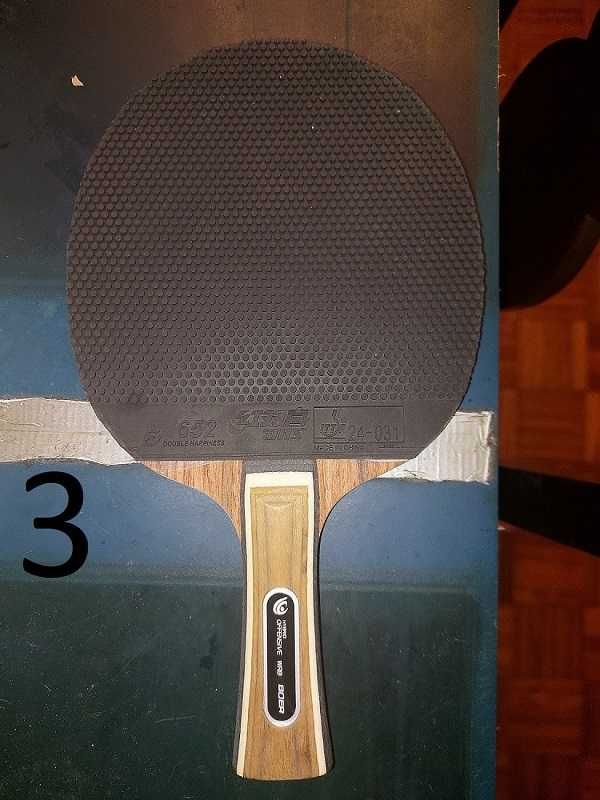 Tenis de Mesa Madeiras e Borrachas