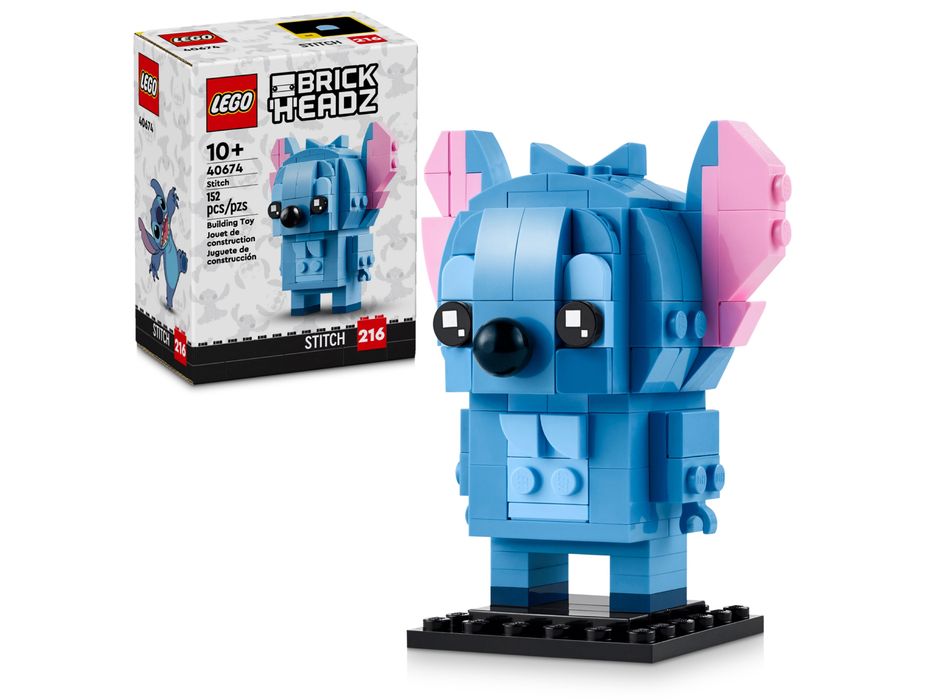 Stitch lego montado e completo pequeno