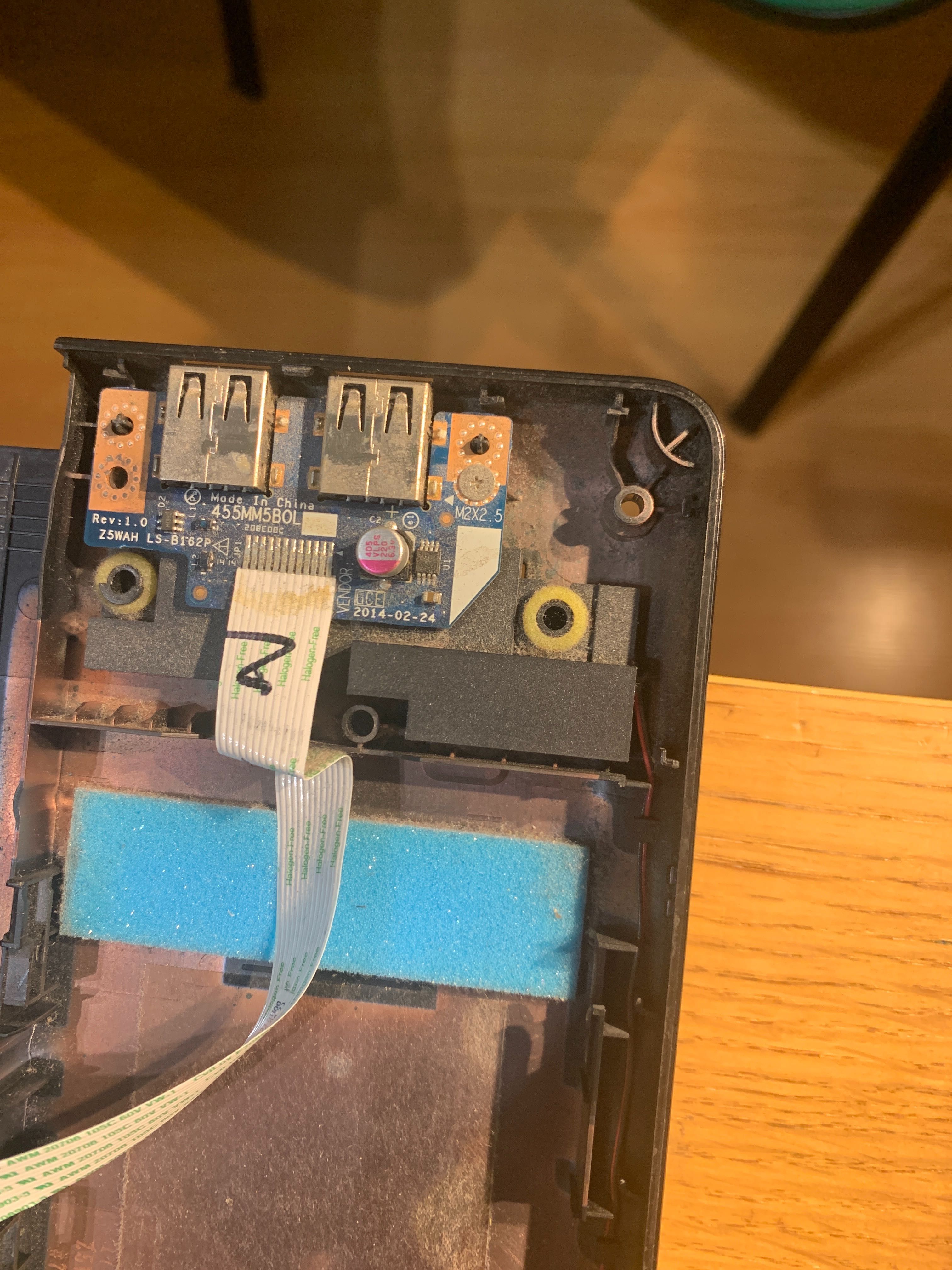 coluna usb board dobradiças câmera placa wirelles  cable display