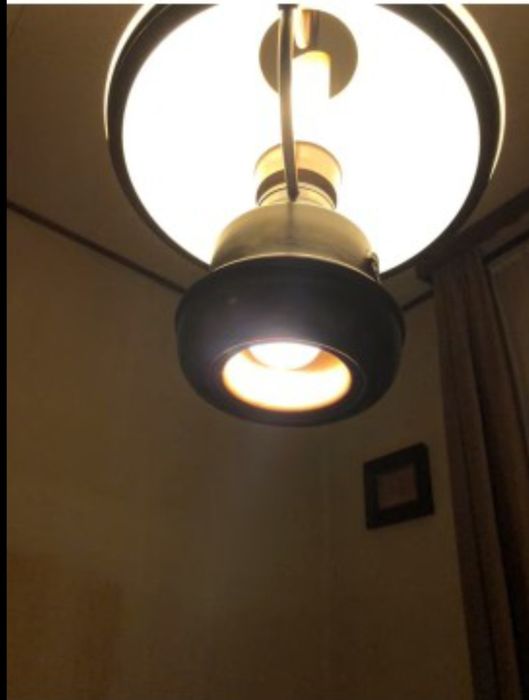 Candeeiro de tecto latão "SS Puritan 1889 Fall River Line"