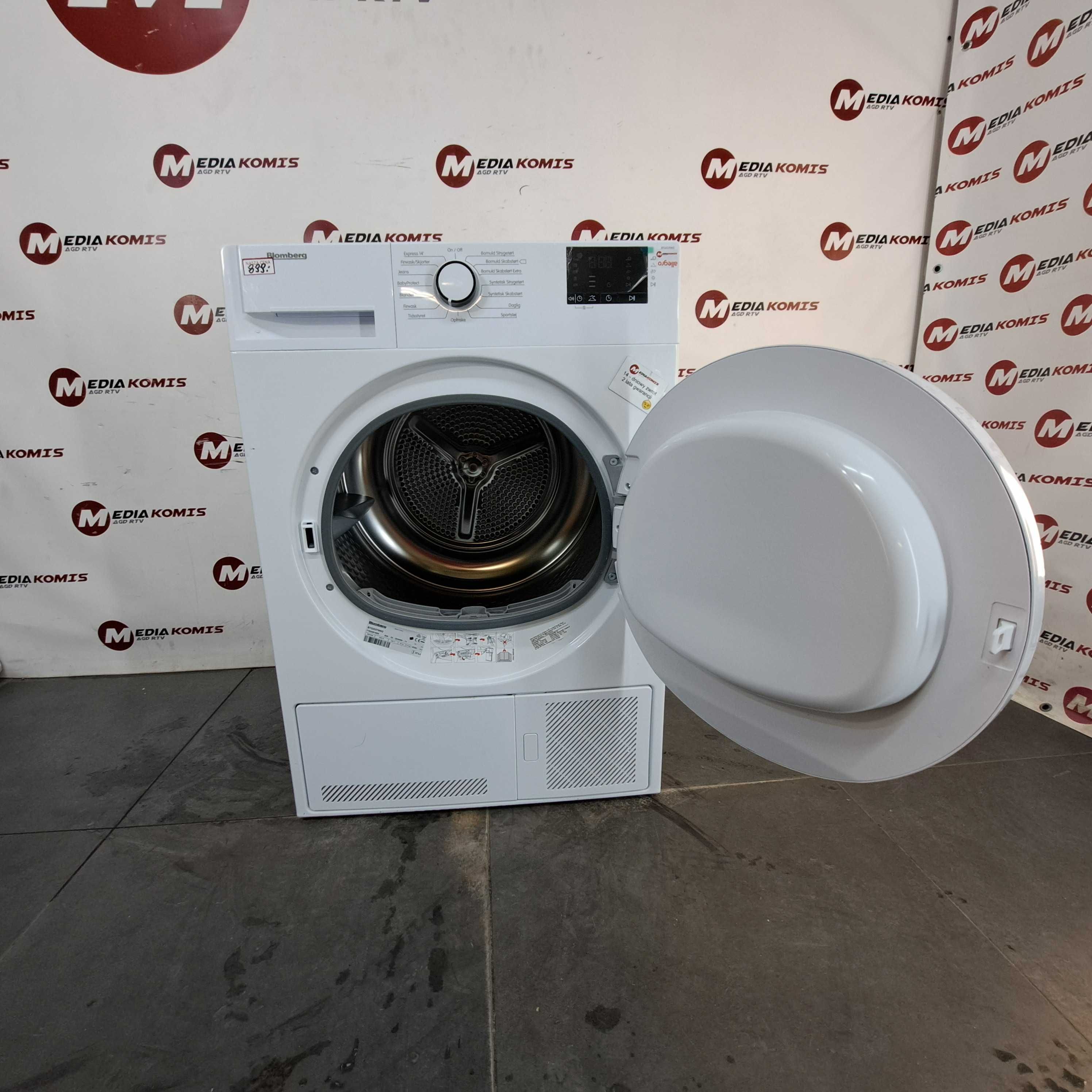 Suszarka Blomberg BTGX370W2 (2 lata gwar) Klasa B / 7 kg/65 dB/56,8 gł