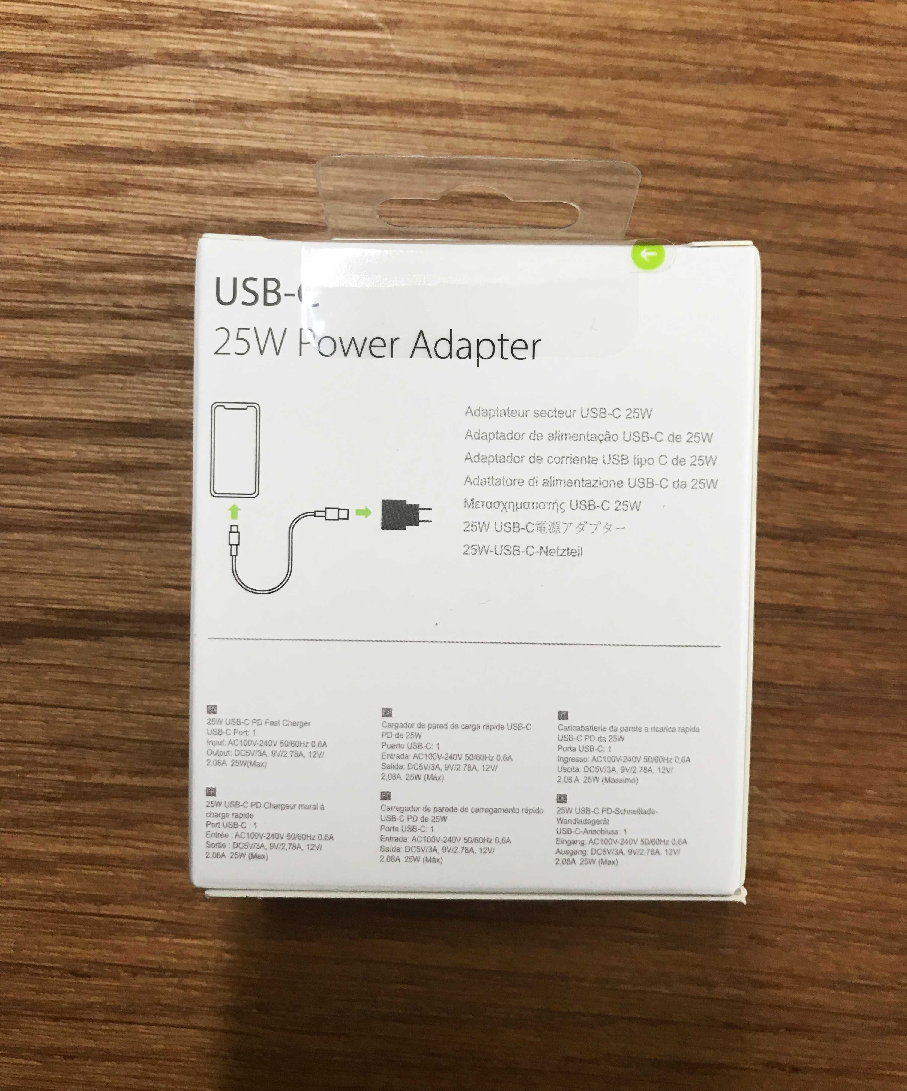 Carregador USB-C / Type-C de 25W - Carregador Super Fast Charging 25W