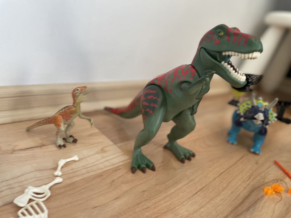Playmobil 70632 i 70627 Dinozaury
