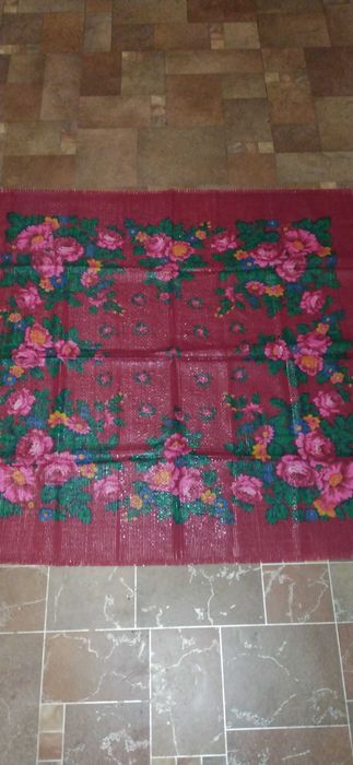 Женский платок с люрексом советского периода р-р 90х92 см