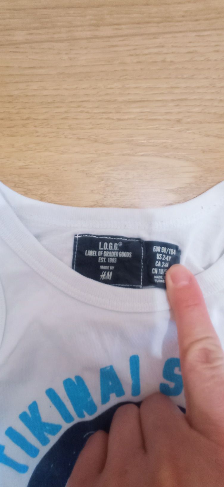 Koszula bez rękawów H&M rozmiar 98-104