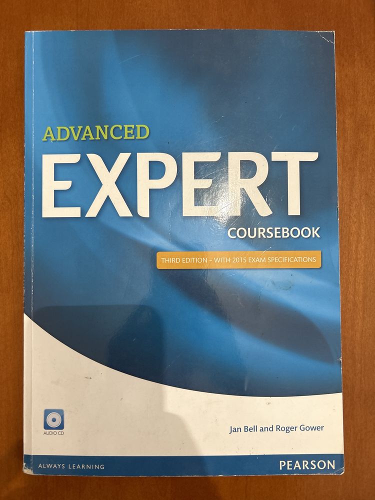 Livro “Advanced Expert Coursebook” 3a edição com CD audio