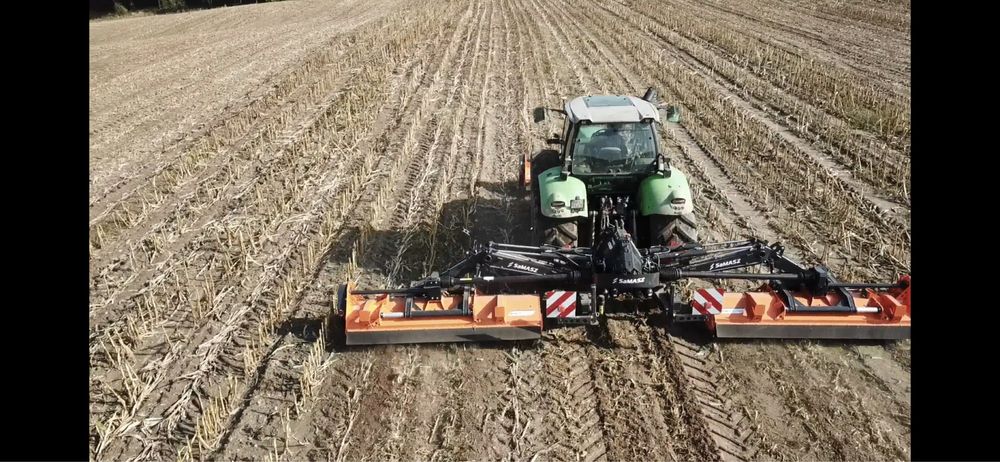 Mulczer SaMASZ MAMUT 860 mulczowanie kukurydzy nieużytków pług dłutowy