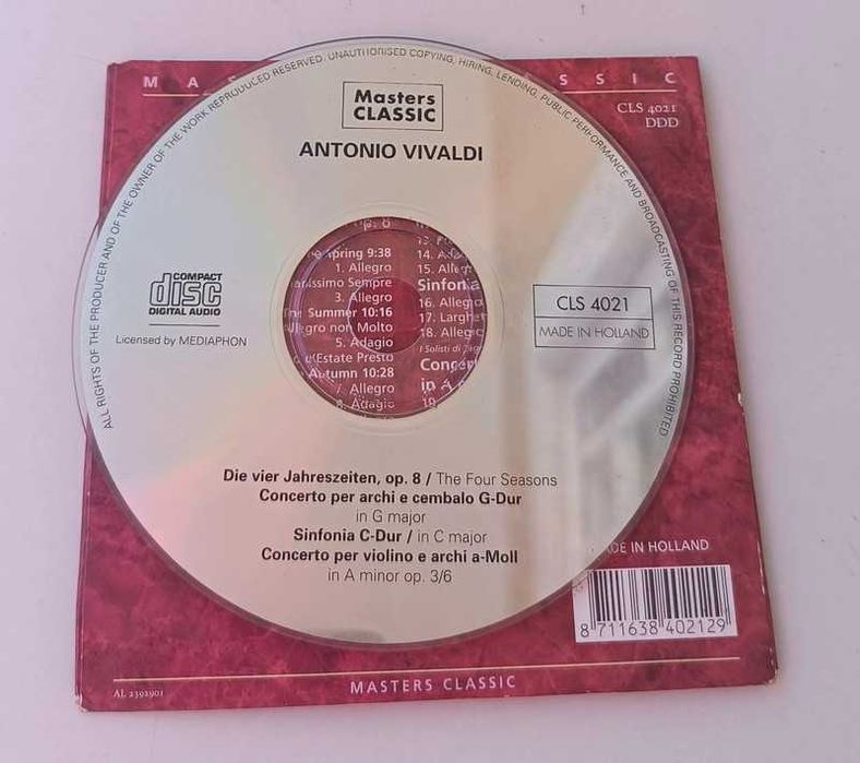 CD Vivaldi - Música clássica