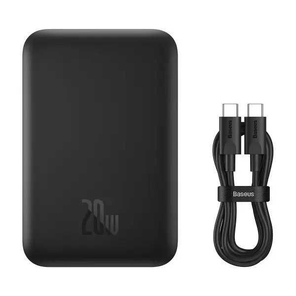 Павербанк з бездротовою зарядкою Qi Baseus Magnetic Mini 10000mAh 20W