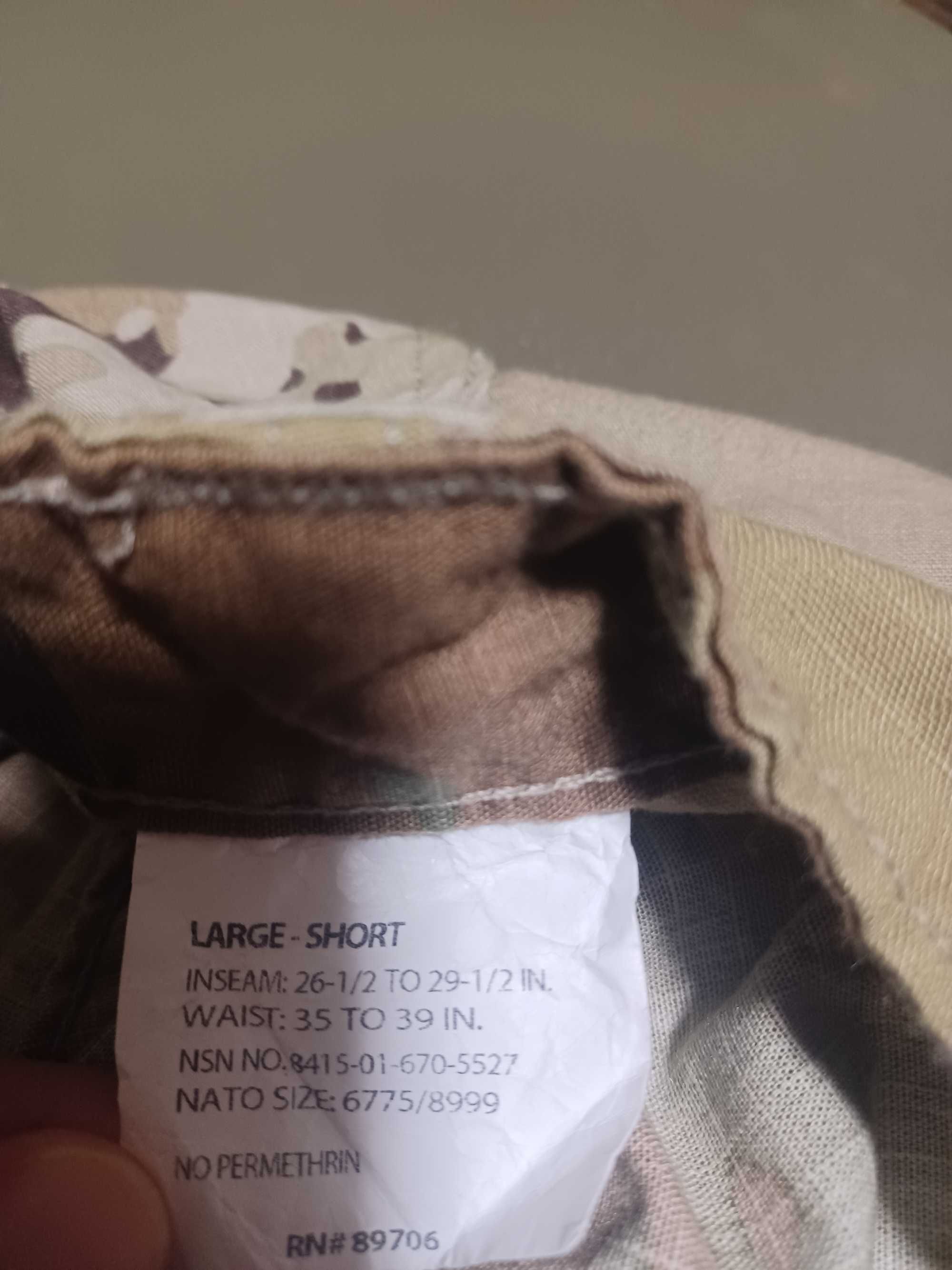 Spodnie wojskowe taktyczne US Army multicam OCP IHWCU (letnie) L/S