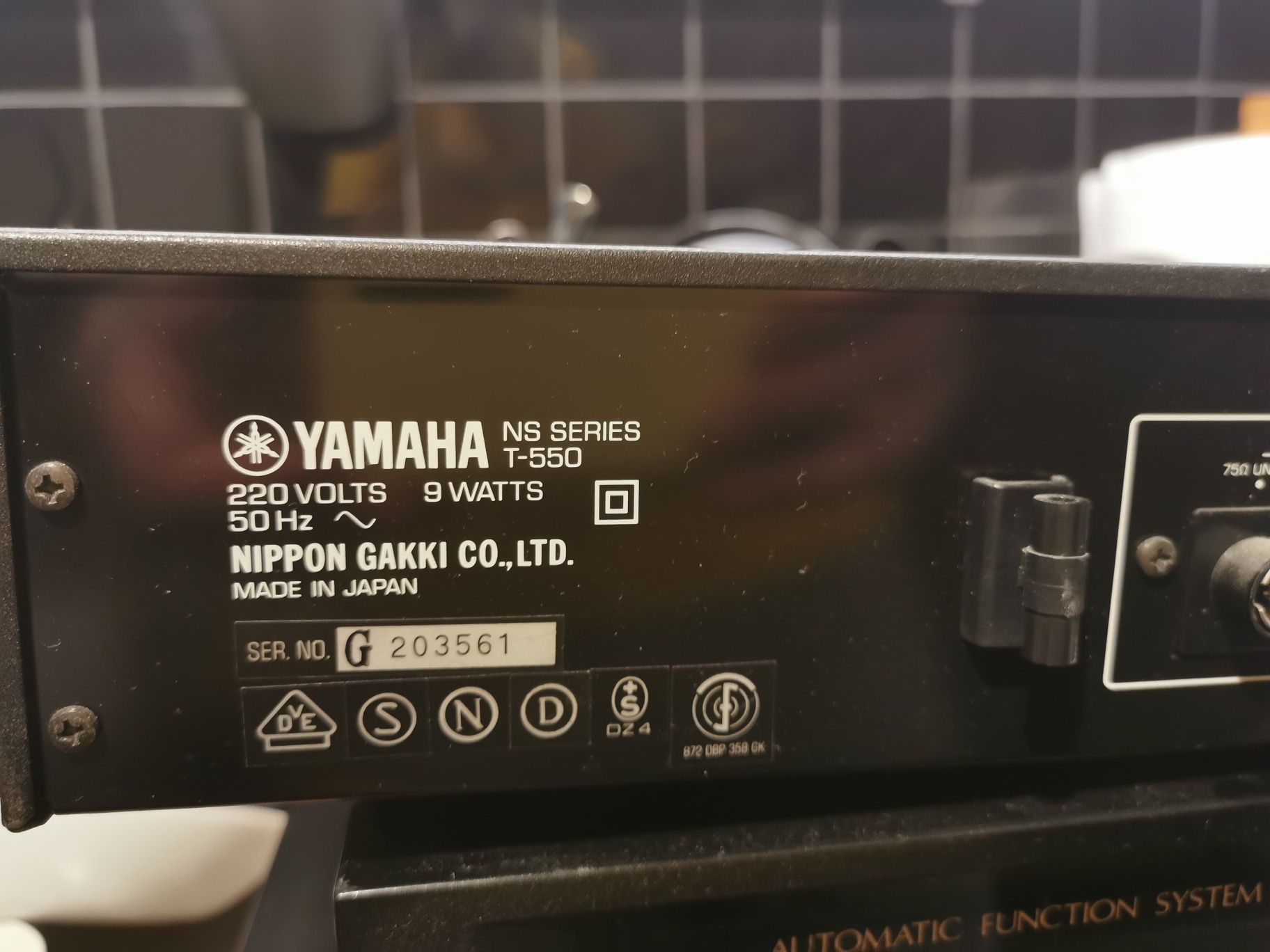Yamaha t-550 tuner radiowy ns series lata 70