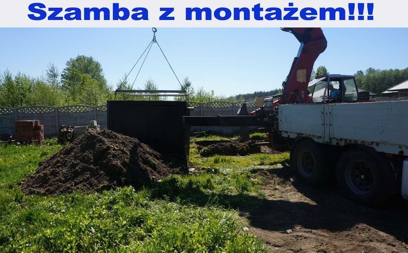 Szambo betonowe 10m3 szamba zbiorniki na deszczówkę 12 gnojowicę