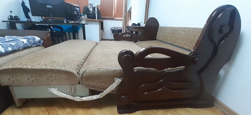 Диван розкладний, 140х190 , ліжко