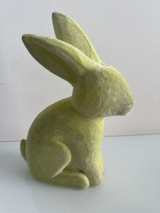 Zając zajączek figurka ozdoba wielkanoc zielony