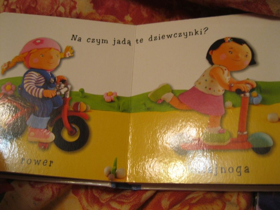 детская книга на польском языке картонная яркая качественная ракета