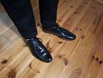 Czarne buty garniturowe 45 Vapiano