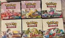 Pokemon booster box- Battle Styles, vivid, Temporal, Scarlet, Paradox
