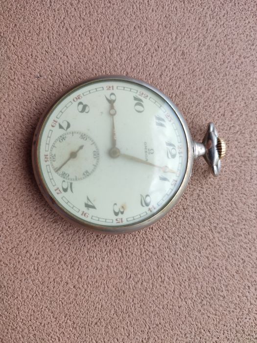 Stary kieszonkowy sprawny zegarek omega