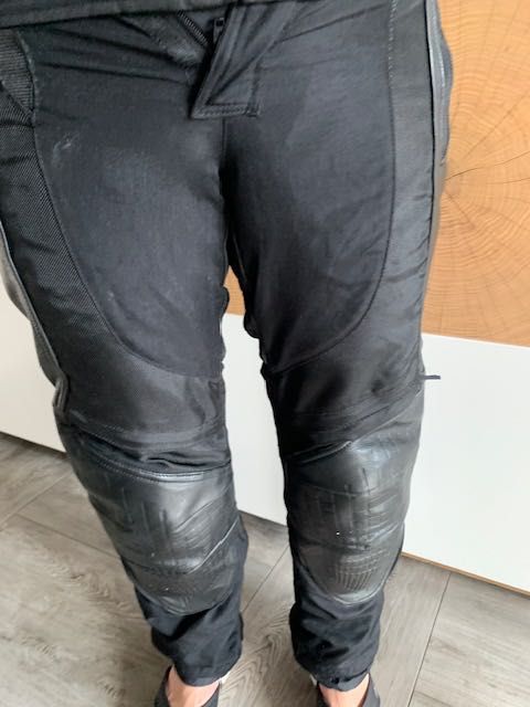 Spodnie motocyklowe skóra tekstylia HEIN GERICKE 2-tricky męskie S 48