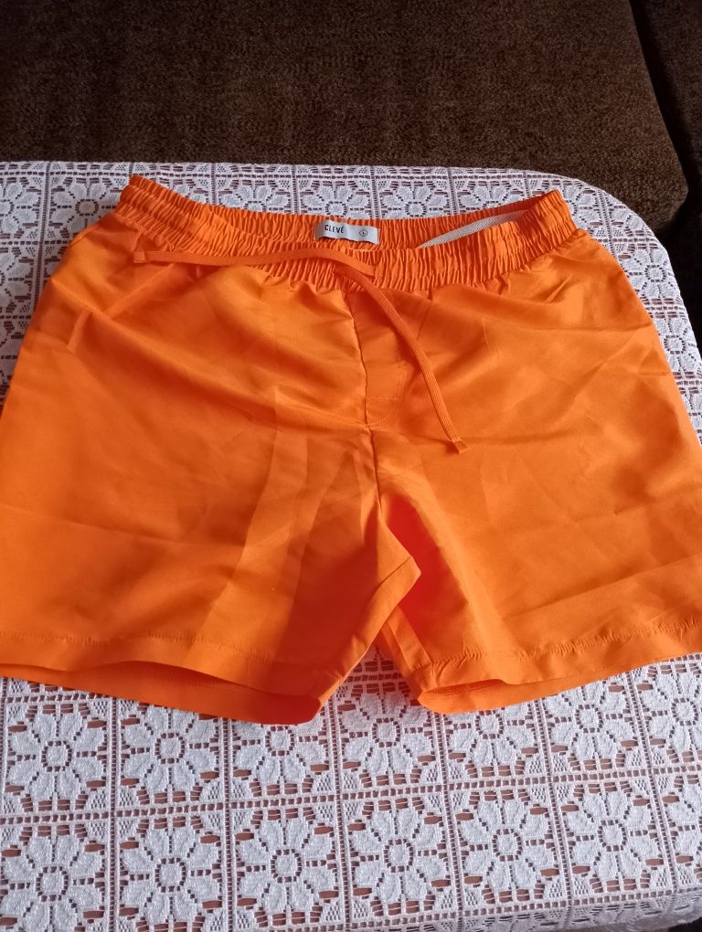Szorty męskie nowe rozmiar L kolor pomarańczowy