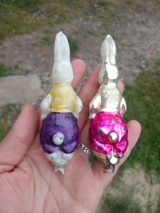 Елочные игрушки Заяц.