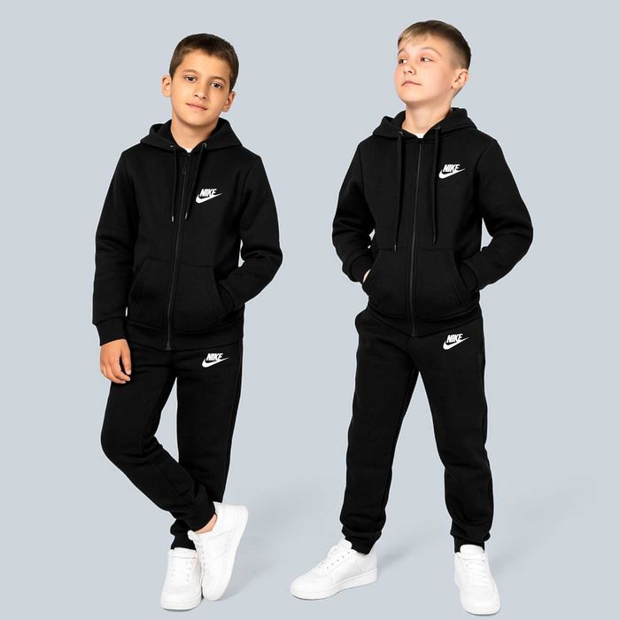 Теплий Костюм на флісі для хлопчика 146-164 см Найк Пума Туреччина