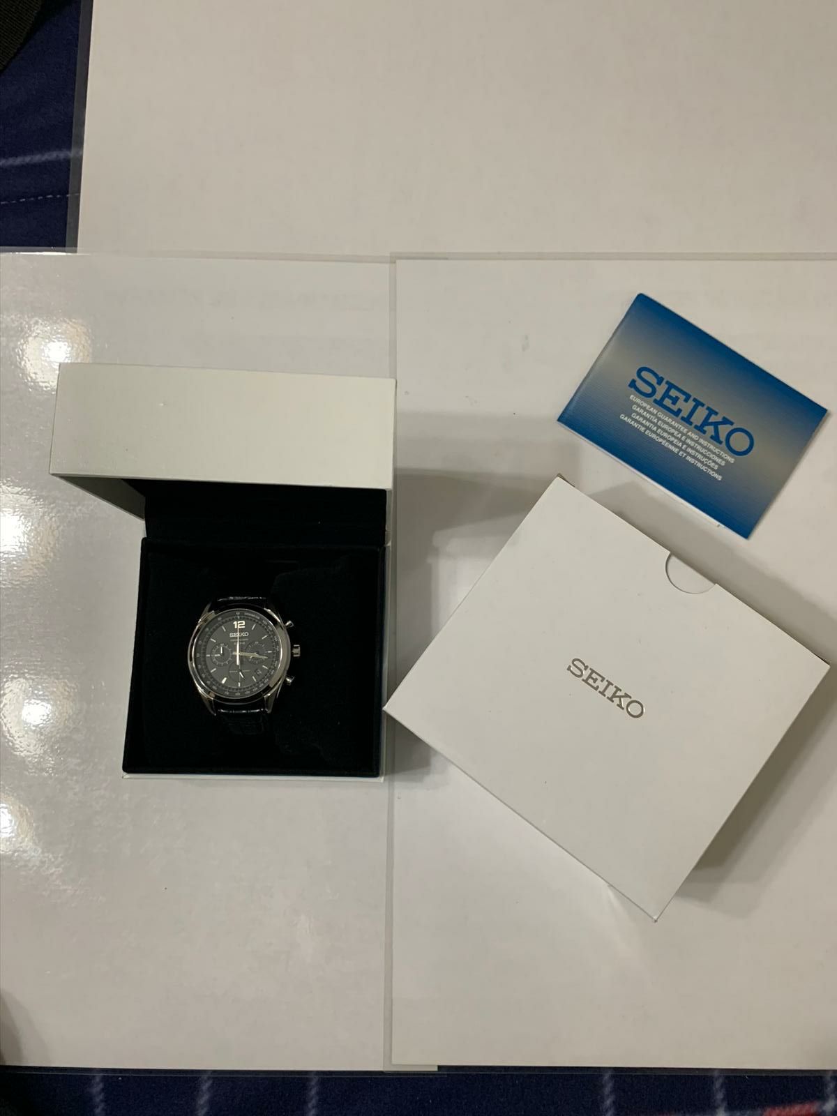 Relógio Seiko Chronograph - novo
