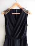 ZARA elegancki czarny kombinezon  S