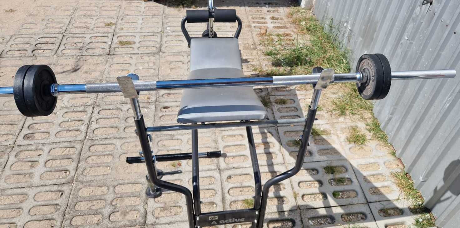 Ławka Ławeczka Treningowa jak kettler Stojak Sztangę SZTANGA ciezarki