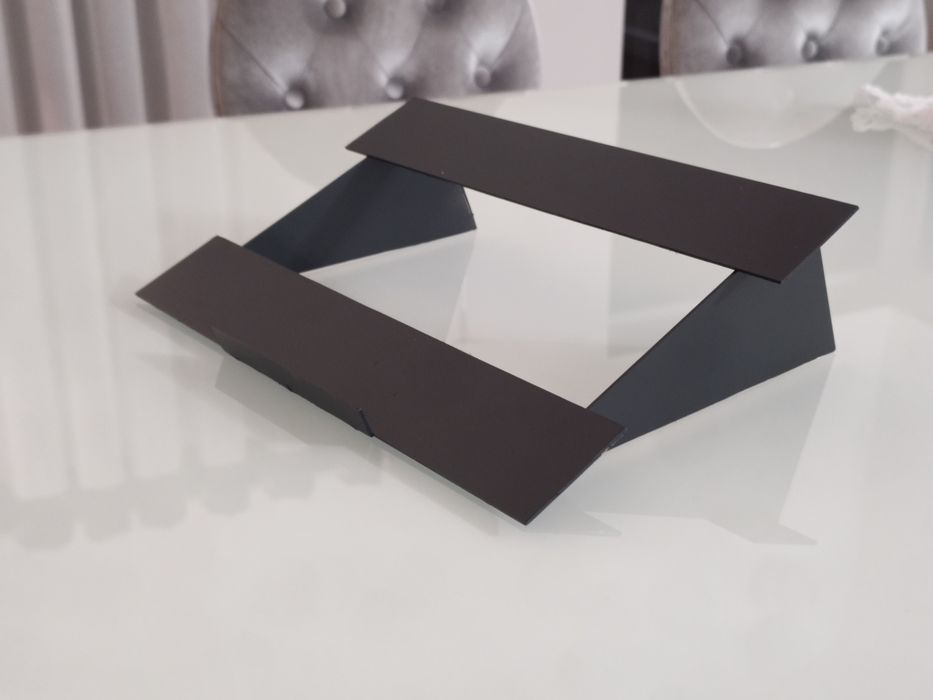 Podstawka pod laptop, tablet, stalowa, minimalistyczna, designerska