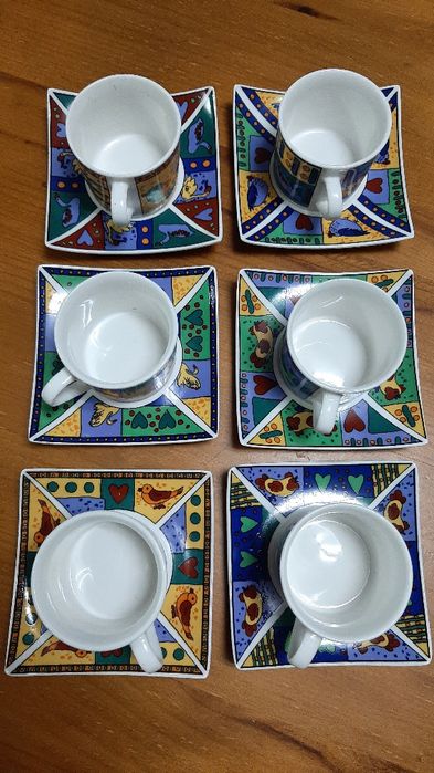 Conjunto chávenas de café