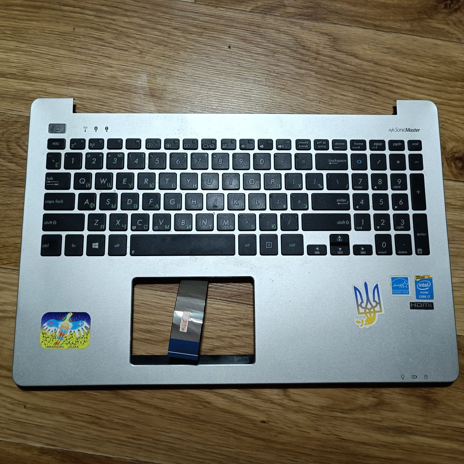 Топкейс ASUS S551 LA LB S551L S551LN V551 K551 K551L, з клавіатурою