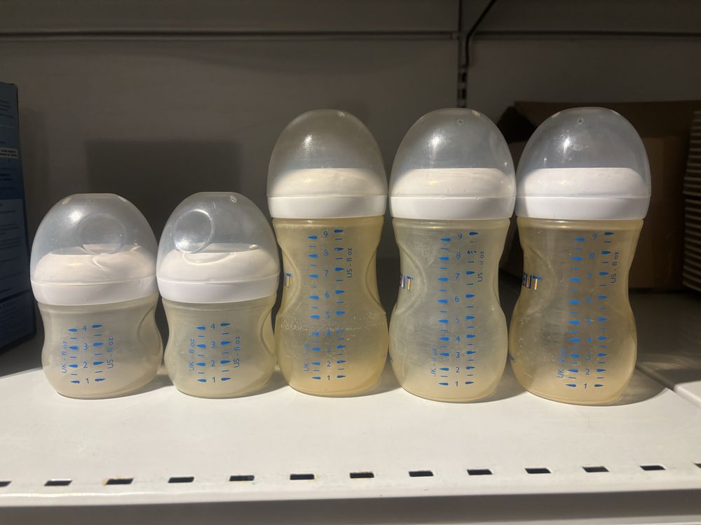5 butelek Philips Avent 2x 125ml 3x 260ml