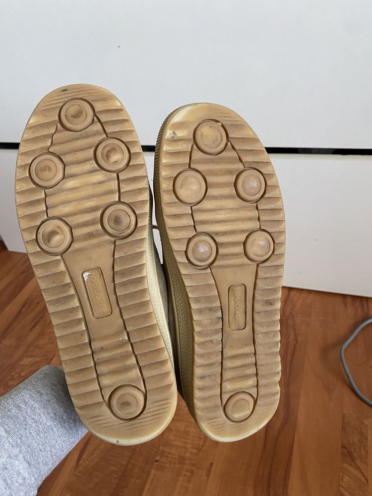 Buty trampki sprandi sportowe 39 bezowe sznurowane