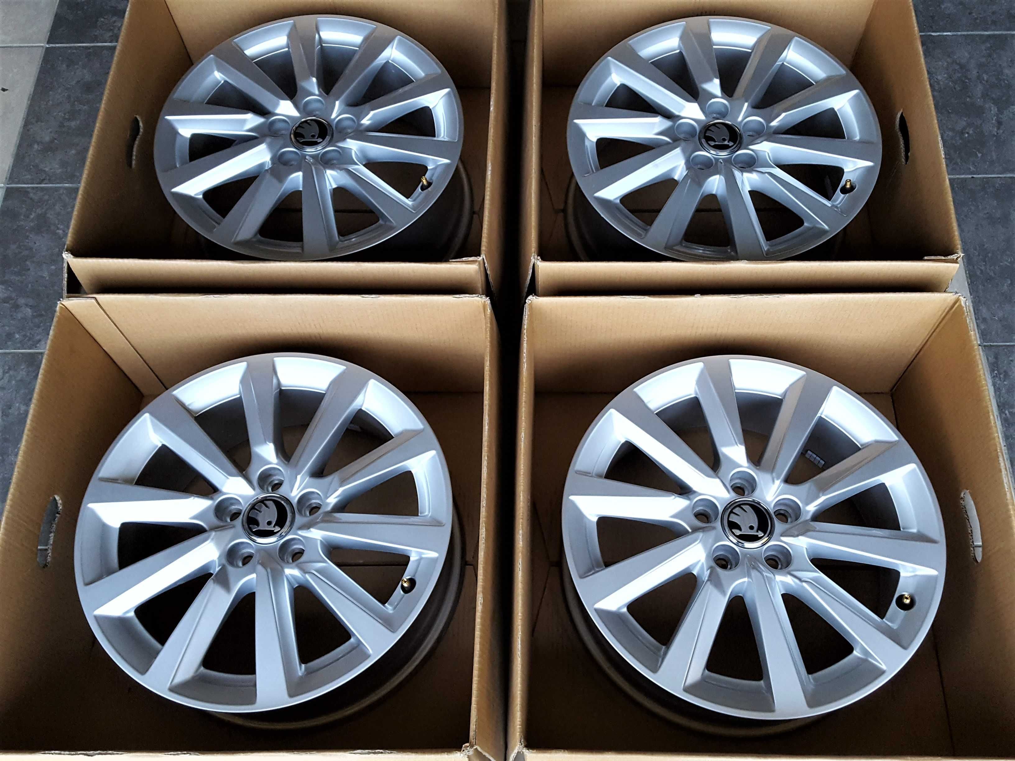 Alufelgi 16 5x100 Skoda Kamiq Scala Rapid Fabia Octavia Roomster 464#