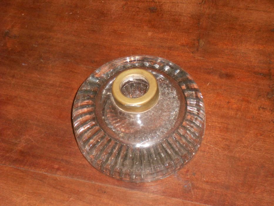 Tinteiro muito antigo em vidro