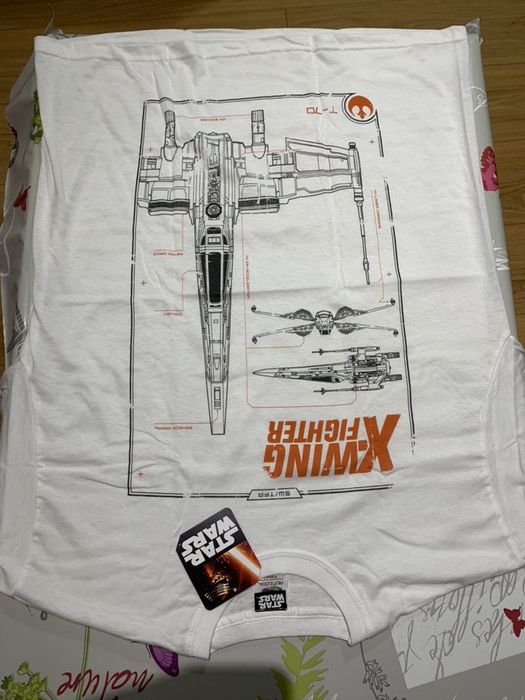 Vários modelos T-Shirt original Star Wars (Produto novo e embalado)