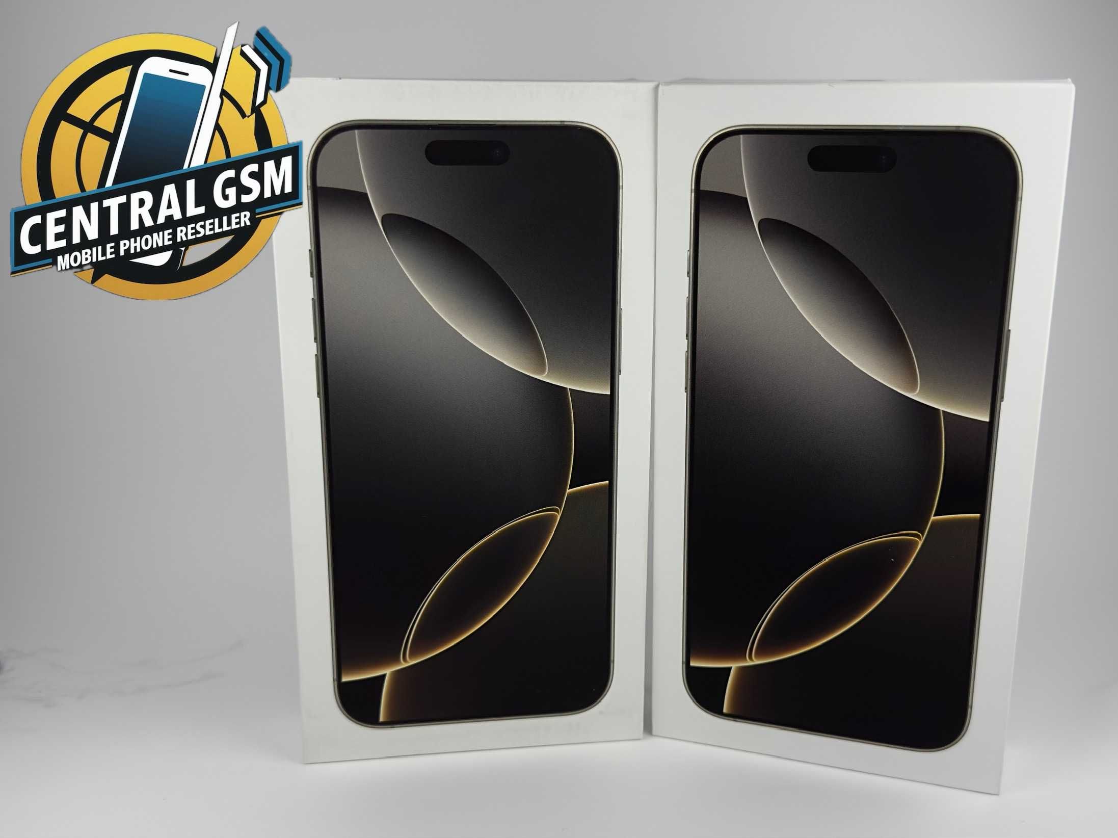 Nowy iPhone 16 Pro Max 256GB Desert Black Natural White CentralGsm