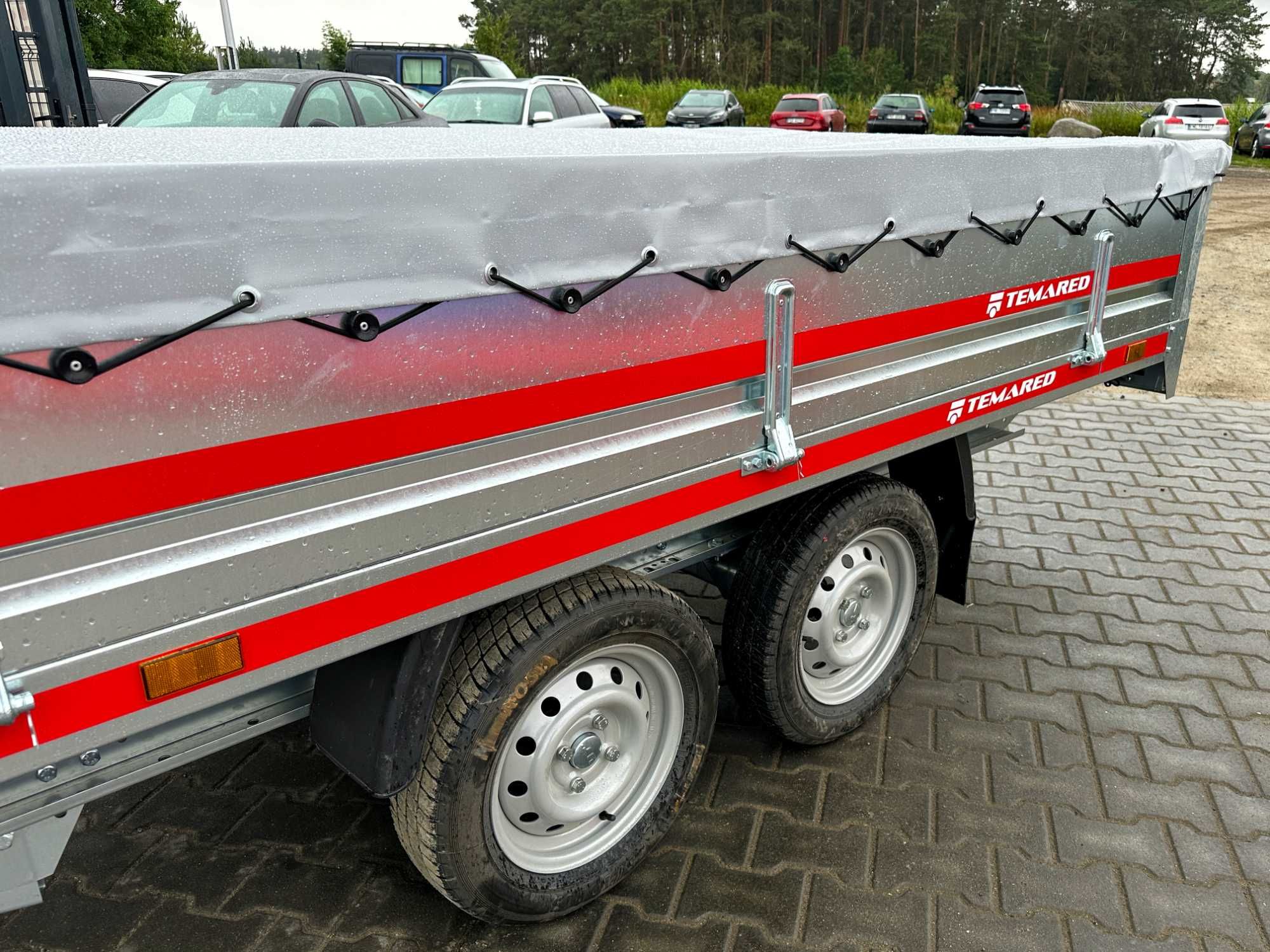 Przyczepka 304x151 cm TEMARED TRANSPORTER 3015/2 0,75T + plandeka