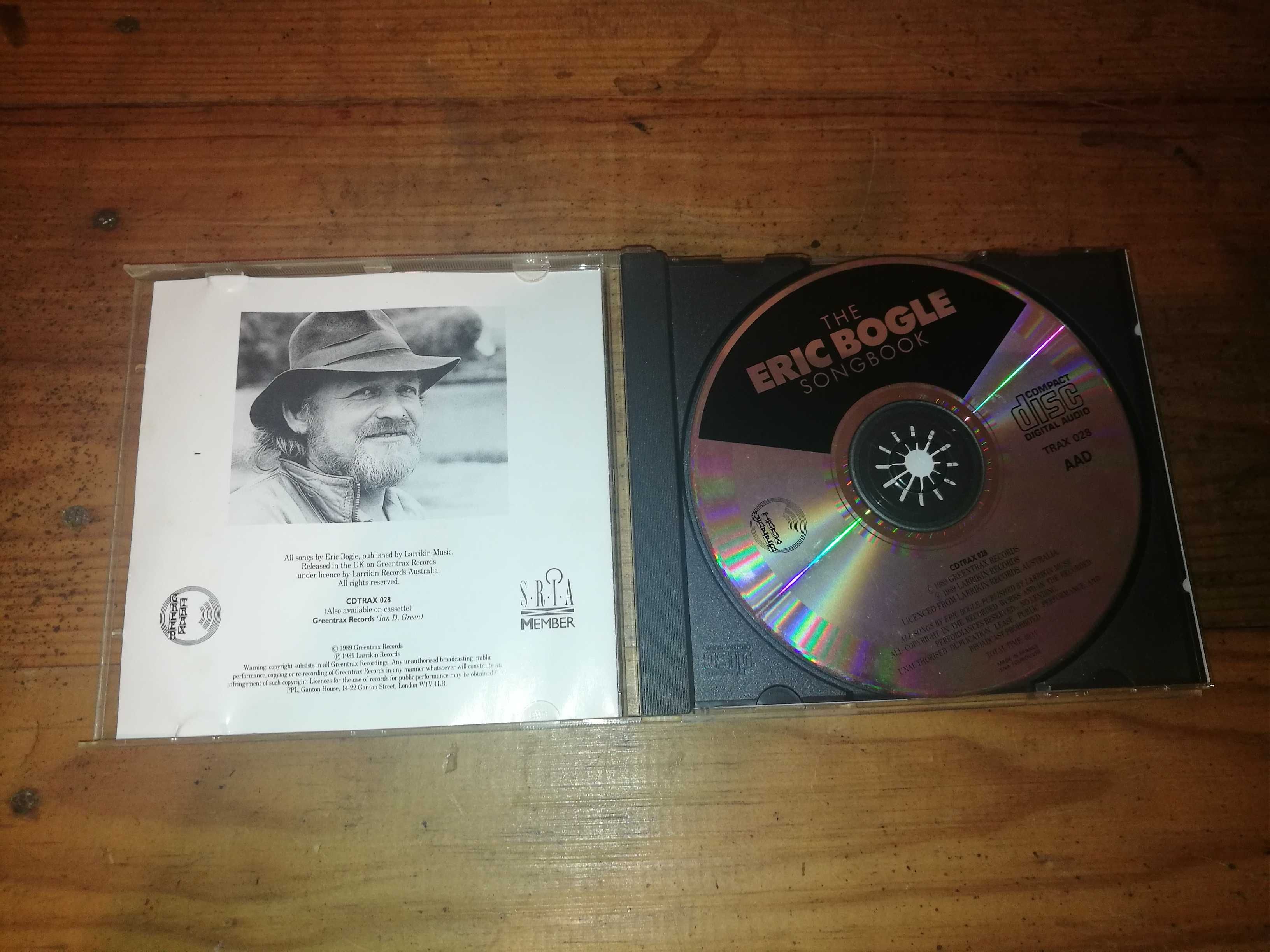 ERIC BOGLE - The Eric Bogle Songbook CD