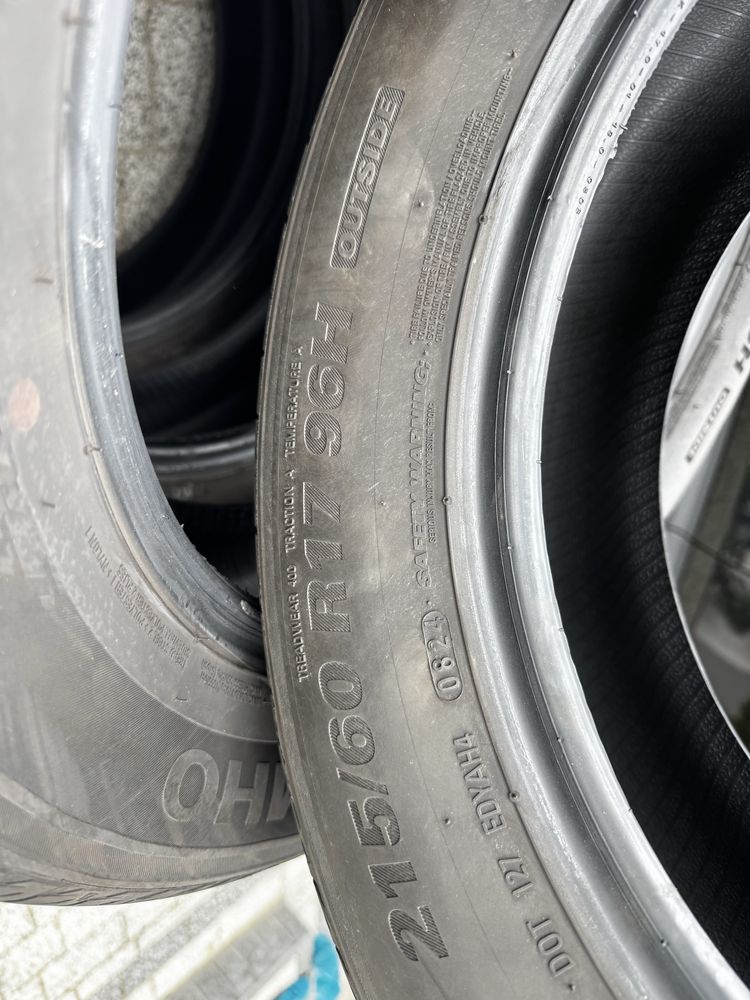 Opony jak nowe kumho 215/60r17 Arkana Renault Peugeot citroen vw 96h