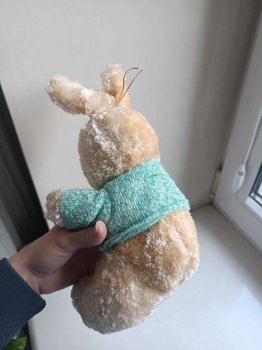 NOWY Królik zajączek w koszulce przytulanka maskotka pluszak duży 25cm