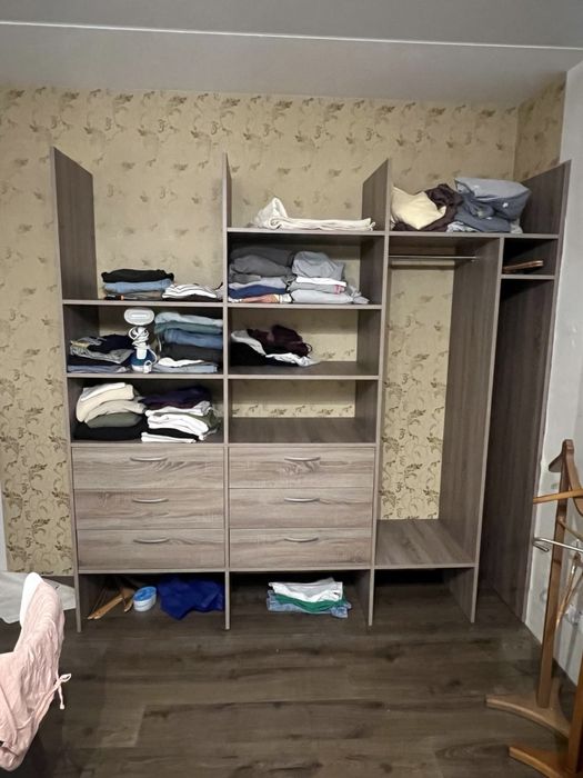 Шафа внутрянка мдф шухляди