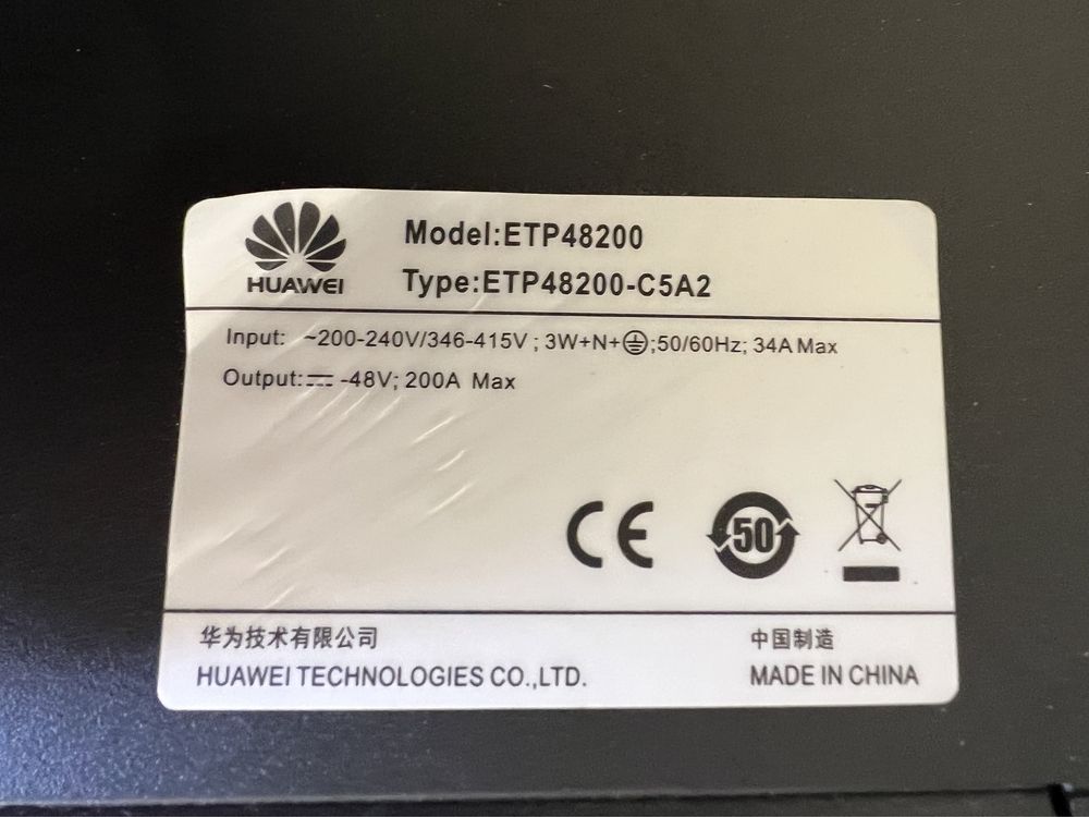 Huawei ETP48200 Power supply/ блок питания/ блок живлення