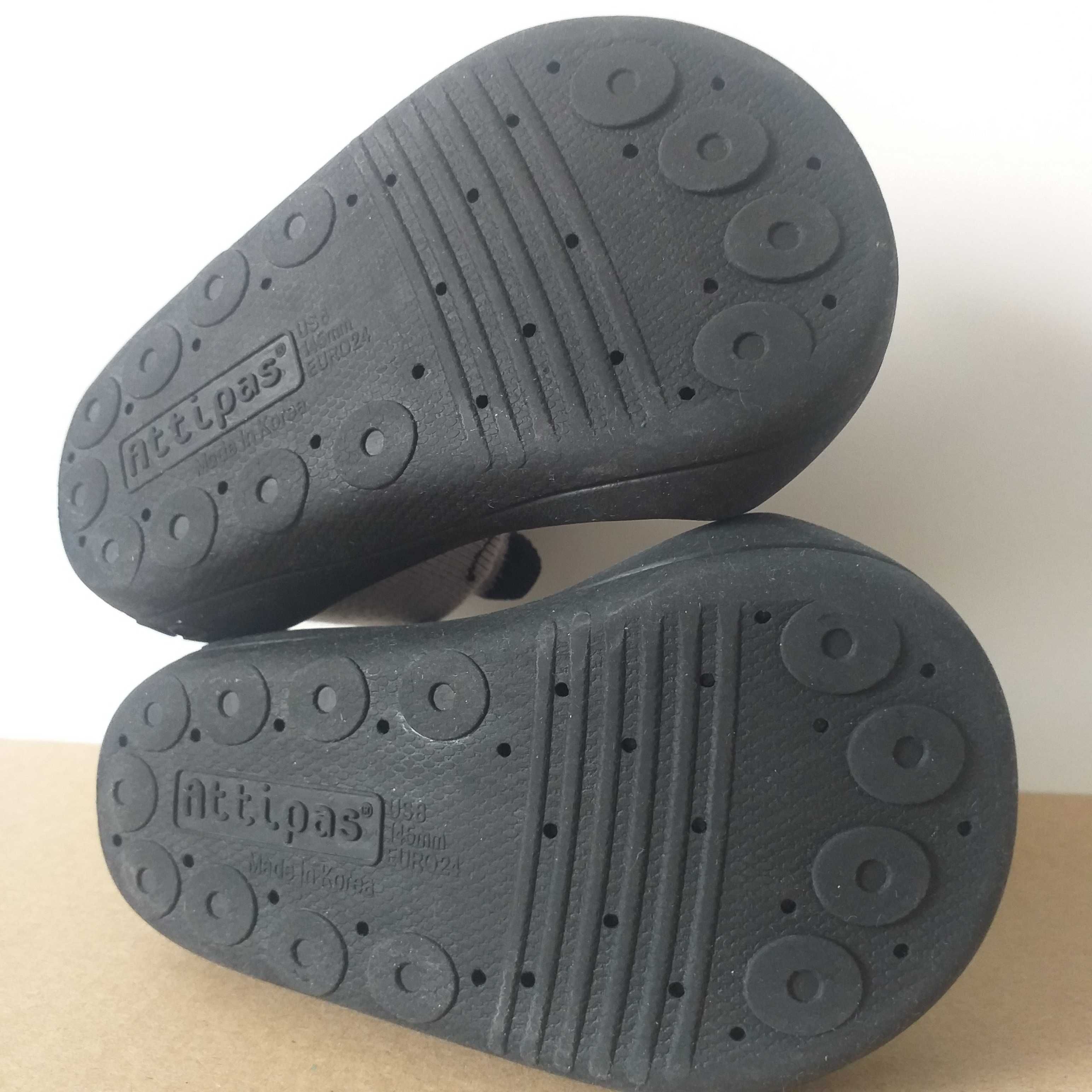 1 ATTIPAS® buciki dla dziecka Cutie Gray roz 24