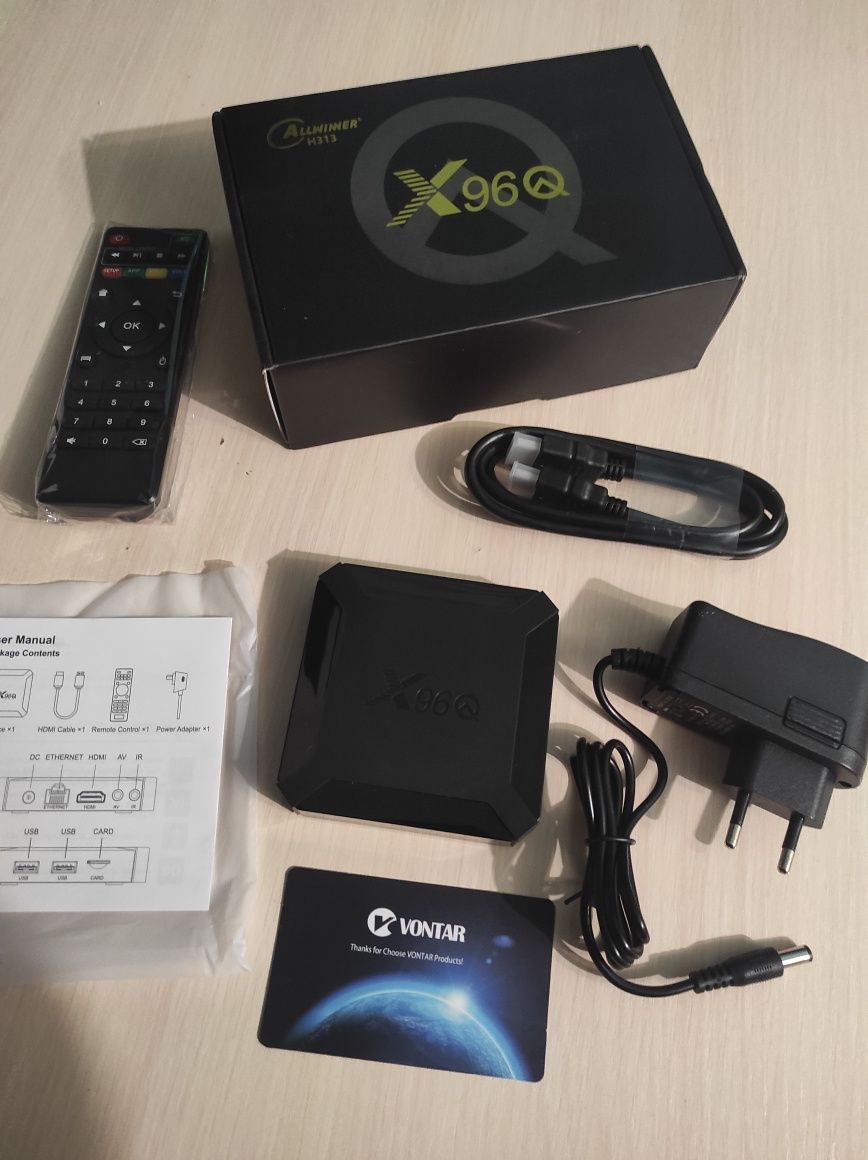 Смарт приставка X96 Q новая 2/16 android 10