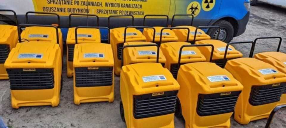 WYNAJEM Osuszacz powietrza Osuszanie po tynkach wylewkach zalaniu